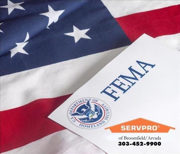 American Flag and FEMA
