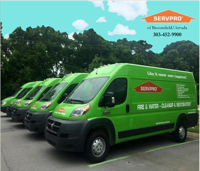 SERVPRO truck ready to go in Denver, Federal Heights, Thornton